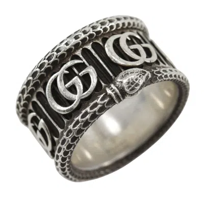 Pre-owned Gucci Silver 925 Band Ring ()