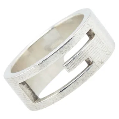 Pre-owned Gucci Silver 925 Band Ring ()