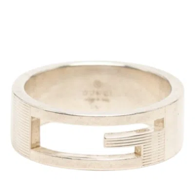 Pre-owned Gucci Silver 925 Band Ring ()