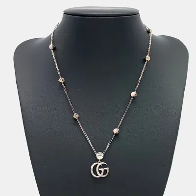Pre-owned Gucci Silver 925 Pendant Necklace In Multi