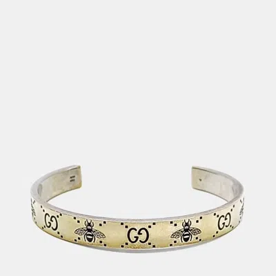 Pre-owned Gucci Silver 925 Silver Bangle