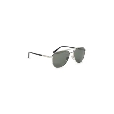 Gucci Silver Acetate Sunglasses In Pattern
