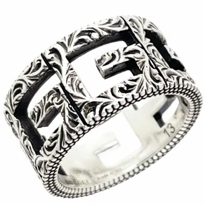 Pre-owned Gucci Silver Band Ring ()