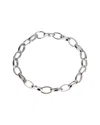 Gucci Silver Chain Link Bracelet In Metallic
