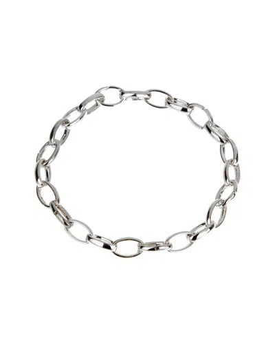 Gucci Silver Chain Link Bracelet In Metallic