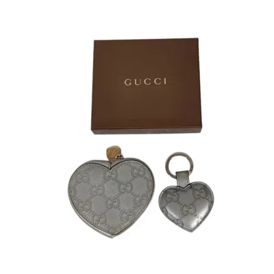 Pre-owned Gucci Silver Coin Purse/coin Case ()