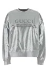 Gucci Laminated Jersey Sweatshirt With Logo