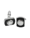 Gucci Silver Enamel Cufflinks