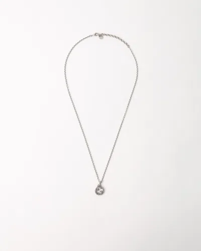 Gucci Silver Gg Necklace