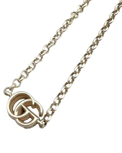 Gucci Silver Interlocking G Chain Bracelet (authentic Pre-loved) In Gold