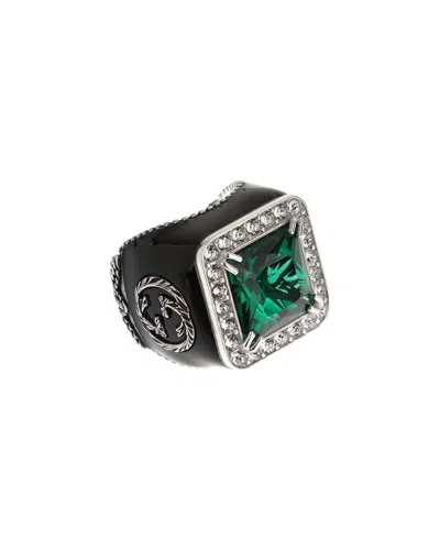 GUCCI GUCCI SILVER INTERLOCKING G RING