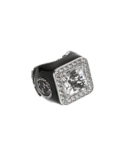 GUCCI GUCCI SILVER INTERLOCKING G RING