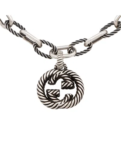 Gucci Silver Interlocking G Twisted Chain Bracelet (authentic Pre-loved)