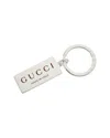 Gucci Silver Key Ring In Metallic