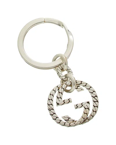 Gucci Silver Key Ring In Gray