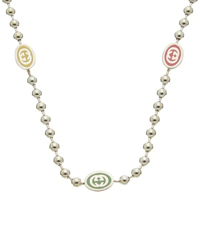 Gucci Silver Necklace In Gold