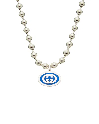 Gucci Silver Necklace In White