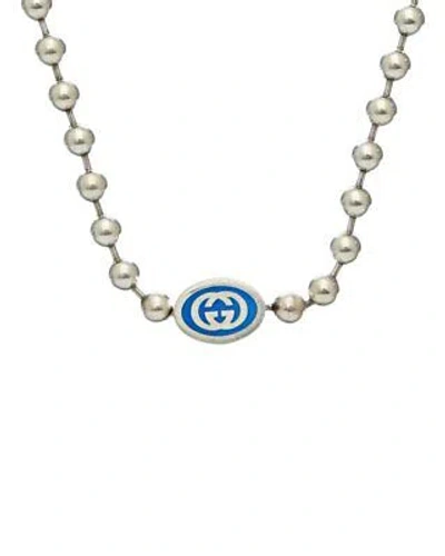 Pre-owned Gucci Silver Necklace Women's