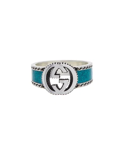Gucci Silver Ring In White