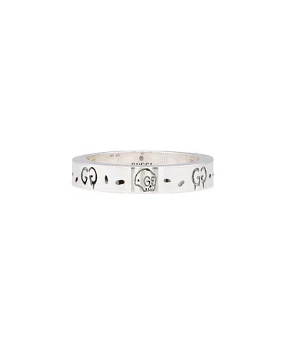 Pre-owned Gucci Silver Ring (authentic Pre-loved)