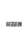Gucci Silver Ring With Square G