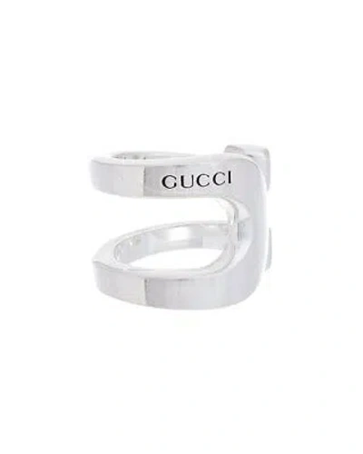 Pre-owned Gucci Silver Ring Women's