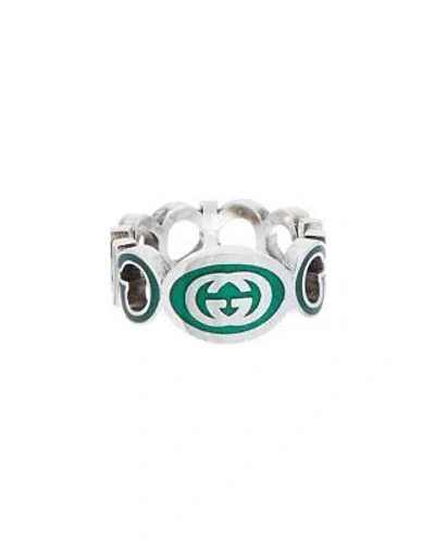 Pre-owned Gucci Silver Ring Women's