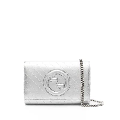 Gucci Silver Satchels & Cross Body Bags Women