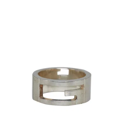 Pre-owned Gucci Silver Silver 925 Band Ring ()