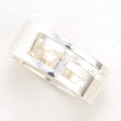 Pre-owned Gucci Silver Silver 925 Band Ring ()