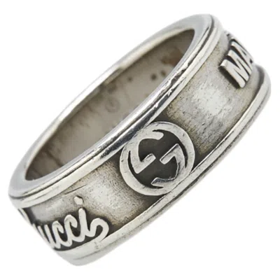 Pre-owned Gucci Silver Silver 925 Band Ring ()