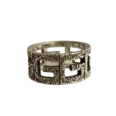 Pre-owned Gucci Silver Silver 925 Band Ring ()