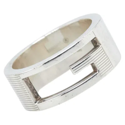 Pre-owned Gucci Silver Silver 925 Band Ring ()