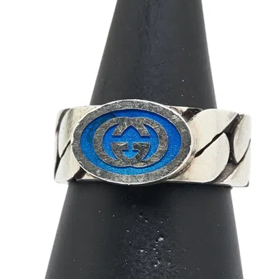 Pre-owned Gucci Silver Silver 925 Band Ring ()