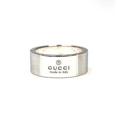 Pre-owned Gucci Silver Silver 925 Band Ring ()