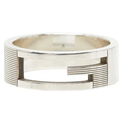 Pre-owned Gucci Silver Silver 925 Band Ring ()