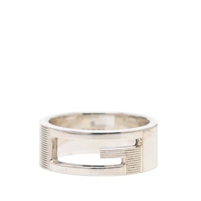Pre-owned Gucci Silver Silver 925 Band Ring ()