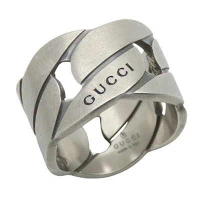 Pre-owned Gucci Silver Silver 925 Band Ring ()