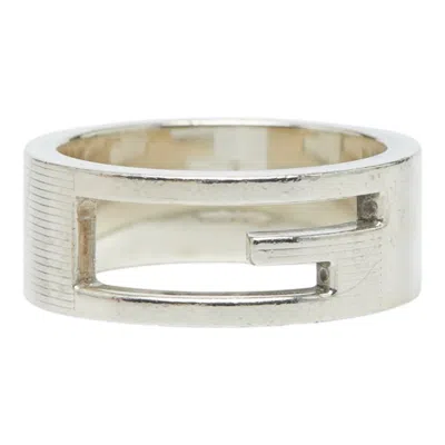 Pre-owned Gucci Silver Silver 925 Band Ring ()