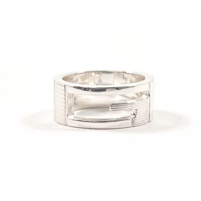 Pre-owned Gucci Silver Silver 925 Band Ring ()