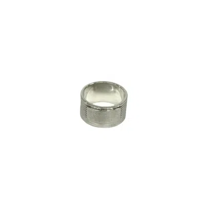 Pre-owned Gucci Silver Silver 925 Band Ring ()