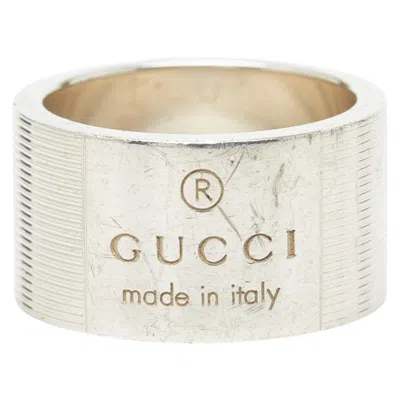 Pre-owned Gucci Silver Silver 925 Band Ring ()