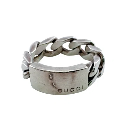 Pre-owned Gucci Silver Silver 925 Band Ring ()