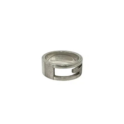 Pre-owned Gucci Silver Silver 925 Band Ring ()