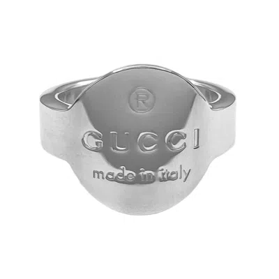 Pre-owned Gucci Silver Silver 925 Band Ring ()