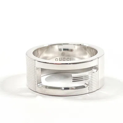 Pre-owned Gucci Silver Silver Band Ring ()