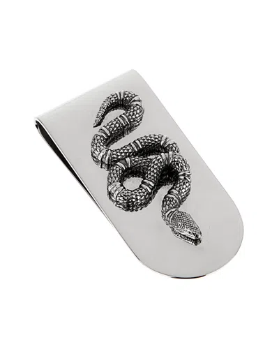 Gucci Silver Snake Motif Money Clip