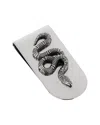 Gucci Silver Snake Motif Money Clip