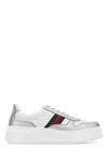 Gucci Sneakers Featuring Oversized Platform Sole In Silver