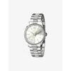 GUCCI GUCCI SILVER YA1265063 G-TIMELESS SLIM STAINLESS-STEEL AUTOMATIC WATCH